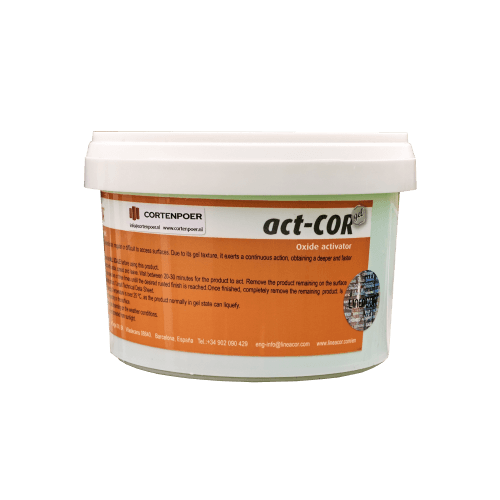 Roestactivator cortenstalen poer gel 0,5 L
