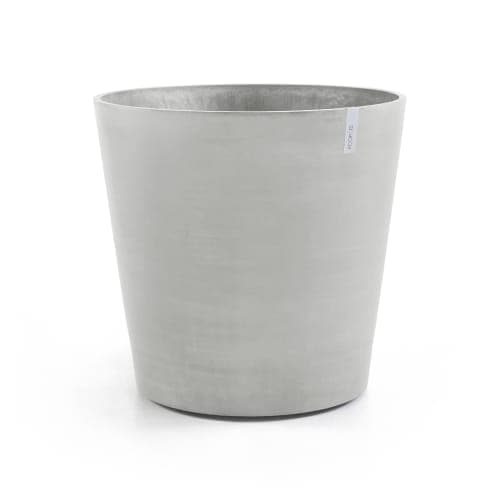 Ecopots Amsterdam wheels 60 pure white 60x60x56 cm