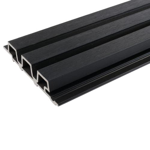 WPC WEO35 gardenwall ebony zwart 390x3,3x17 cm (brandklasse E)