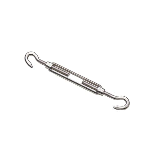 Rvs 316 spanhaak 2x haak m8