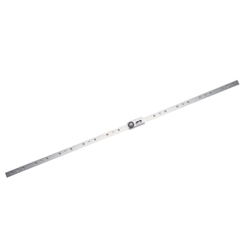 Aluminium rail met oog 2 mm x 100 cm