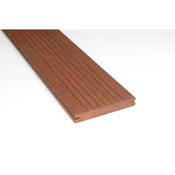 Bamboe terrasplank 2x14x220 cm caramel 1 zijde standaard gegroefd 1 zijde vlak 1