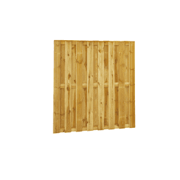 Geschaafd plankenscherm grenen 15 mm 179x179 cm recht (18 pl) 2
