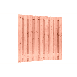 Douglas geschaafd plankenscherm 16 mm 180x180 cm onbehandeld (19 pl) 2