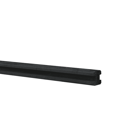Betonpaal glad vellingkant sleuf 10x10x270 cm antraciet tussenpaal