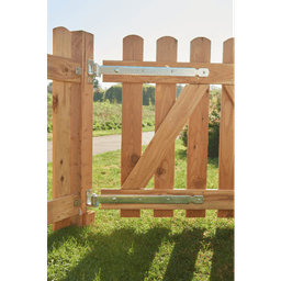 Douglas relief rechthekpoort 100x80 cm incl. klinkset onbehandeld 3