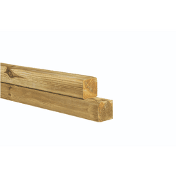 Grenen geschaafde paal zonder diamantkop 6,8x6,8x180 cm groen 2