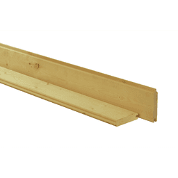 Scandinavisch vuren geschaafd blokhutprofiel 2,8x14,5x300 cm groen 2