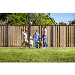 Jumboscherm geschaafd vuren 180x180 cm groen recht betonsys 21 planks 3