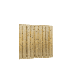 Jumboscherm geschaafd vuren 180x180 cm recht 20 planks 2