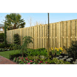 Jumboscherm geschaafd vuren 180x180 cm recht 20 planks 3