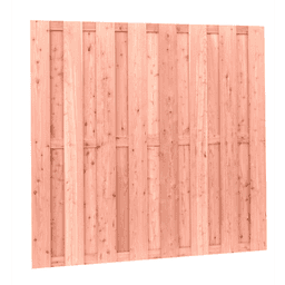 Douglas fijnbezaagd plankenscherm 15 mm 180x180 cm onbehandeld (18 pl) 2
