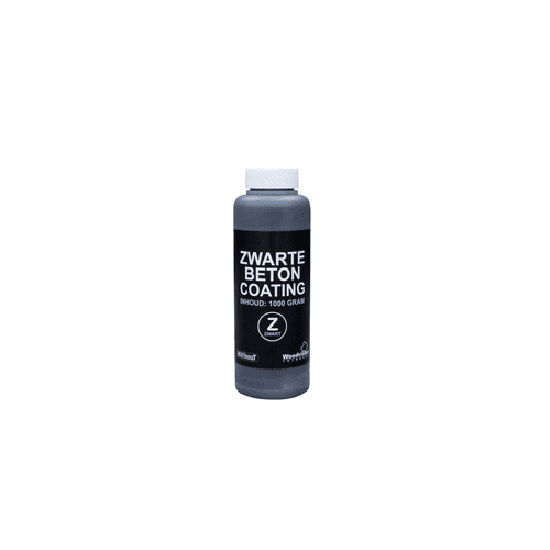 Betoncoating in plastic fles (1 L) zwart