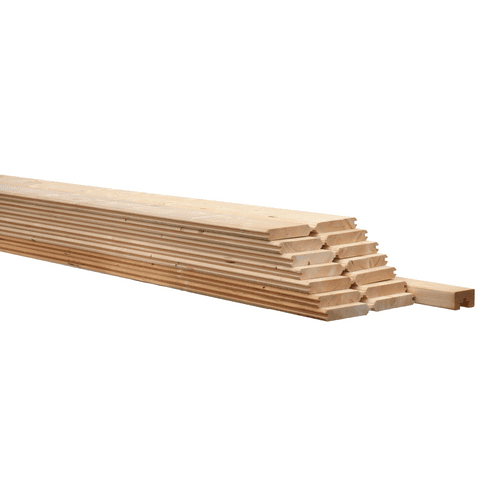 Betowood scherm vuren + afdekkap 187x224 cm groen geimpregneerd