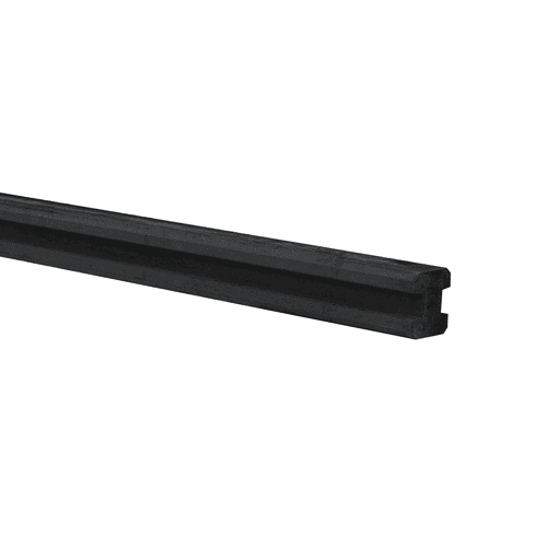 Betonpaal met diamantkop tussenpaal 10x10x280 cm antraciet gecoat