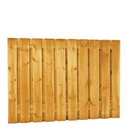 Geschaafd plankenscherm grenen 17 mm 180x130 cm verticaal recht (21 pl) 2