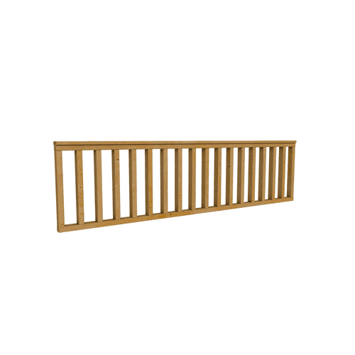 Douglas hekwerk type C 278,5x73 cm groen geimpregneerd