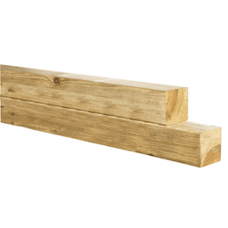 Grenen geschaafde paal zonder diamantkop 8,8x8,8x180 cm groen 2