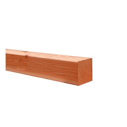 Douglas geschaafde paal 6,5x6,5x300 cm onbehandeld 2
