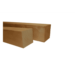 Douglas fijnbezaagde paal 12x12x400 cm groen geimpregneerd 2