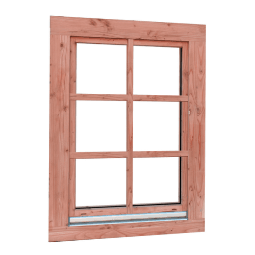 Douglas prestige draai/kiep raam dubbelglas 84,4x120,4 cm onbehandeld