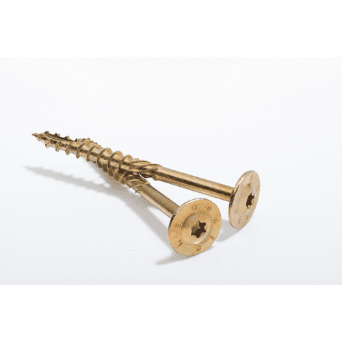 Gebintschroef geelverzinkt incl. bit 8x200 mm T4 (25 stuks)