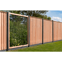 Douglas geschaafd plankenscherm 16 mm 180x180 cm onbehandeld (21 pl) 3