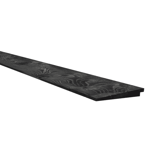 Douglas zweeds rabat 1 geschaafd 1 fb 1,1-2,7x19,5x500 cm zwart gespoten