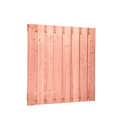 Douglas geschaafd plankenscherm 18 mm 180x180 cm onbehandeld (17 pl) 2