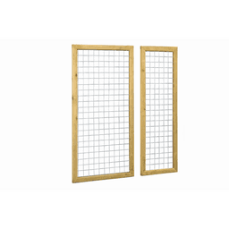 Betonijzer-trellis maas 7,5x7,5 cm 60x180 cm groen geimpregneerd 2