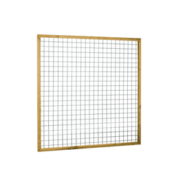 Eco gaastrellis met maas 7,5x7,5 cm 180x180 cm groen geimpregneerd 2