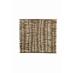 Wilgentenenscherm grof 180x180 cm boven/onder van latten 2