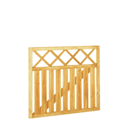 Rechthekpoort met trellis 100x90 cm 2