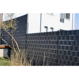 Hillfence privacystroken op rol 19 cm breed en 50 m lang zwart 2