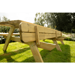 Picknicktafel lange jan 42 mm dik bladmaat 300x70 cm 5