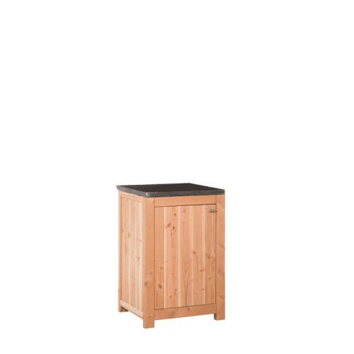 Douglas enkele buitenkeuken 90x61,5x56 cm met schap en deur