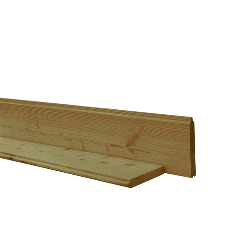 Douglas geschaafd blokhutprofiel 2,8x19,5x300 cm groen geimpregneerd