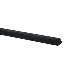 Betonpaal glad met diamantkop 10x10x310 cm gecoat tussenpaal 2