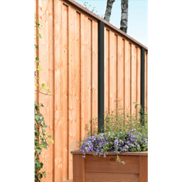 Beto-dichtplankscherm 180x180 cm fijnbezaagd douglas 2