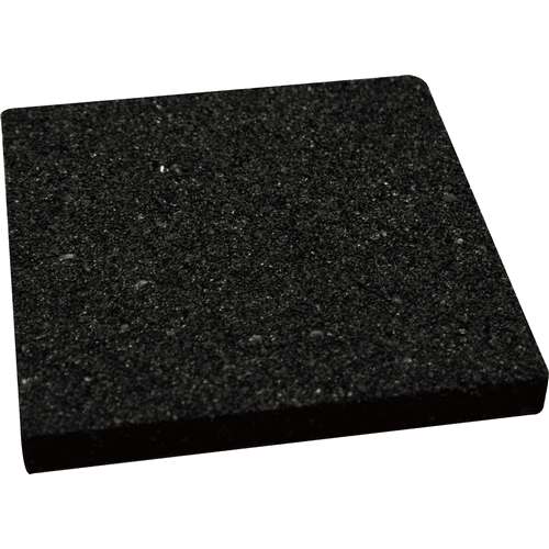Rubber tegel tbv terrasmontage 10x10x1 cm (10 stuks)