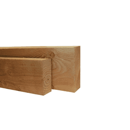 Douglas geschaafde gording 6,5x14x400 cm groen geimpregneerd 2