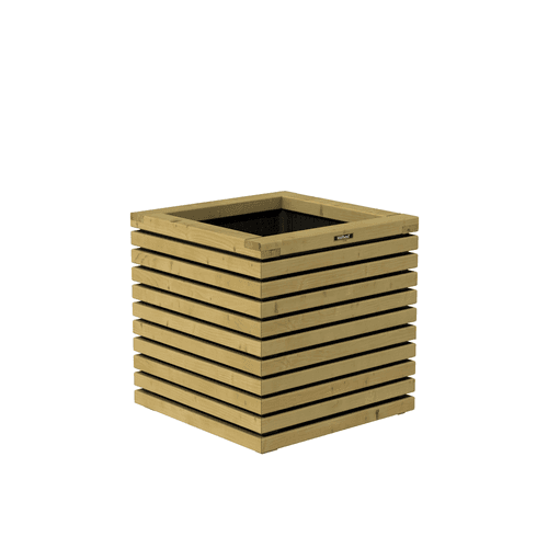 Bloembak Elan 60 Excellent 60x60x60 cm groen geïmpregneerd