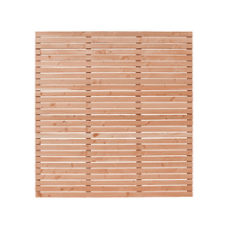 Douglas enkelzijdig geschaafd latten scherm recht horizontaal 180x180 cm 1