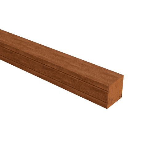 KP Hardhouten geschaafde paal 2-zijdig geprofileerd 6,5x6,5x270 cm
