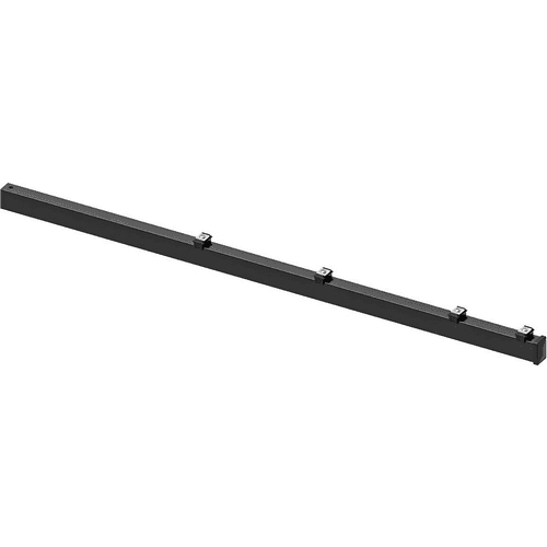 Hillfence metalen paal incl. aansluitingset en afdekkap 6x4x160 cm zwart