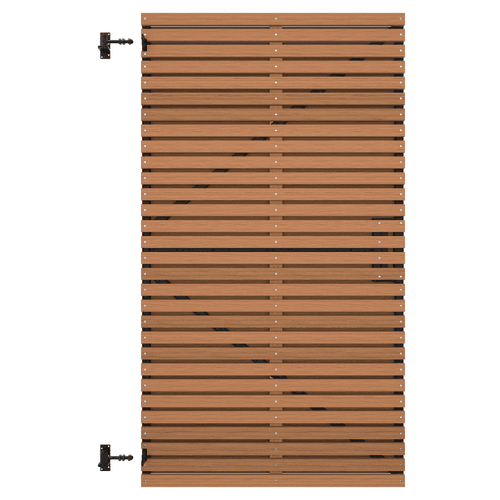 Thermovision Ayous geschaafd latten deur op verstelbaar frame horizontaal 178x99 cm