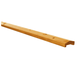 Geschaafde afdekkap grenen 3,5x8,5x180 cm tbv rechtscherm 2