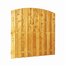 Geschaafd plankenscherm grenen 15 mm 179x164/179 cm verticaal toog (18 pl) 2