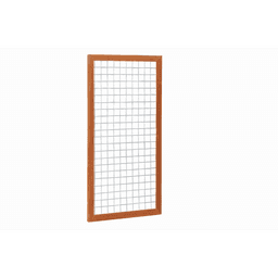 Hardhouten betonijzertrellis met maas 7,5x7,5 cm 90x180 cm 2