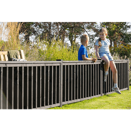 Douglas hekwerk type A 178,5x73 cm zwart geimpregneerd 3